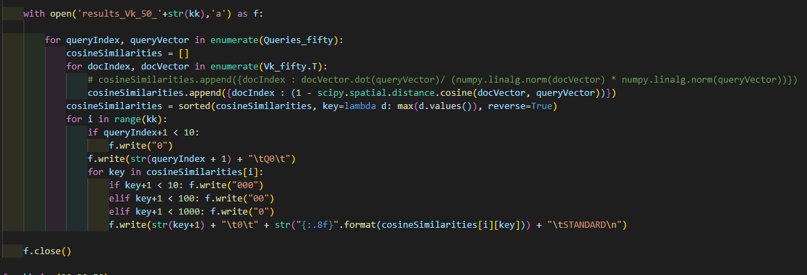 Information Retrieval python